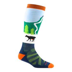 Kids Pow Cow Over-the-Calf  Midweight Ski & Snowboard Sock-Last Chance